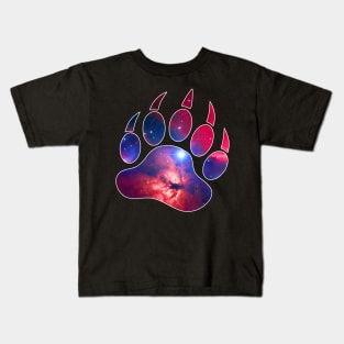 Bear Paw Nebula Kids T-Shirt